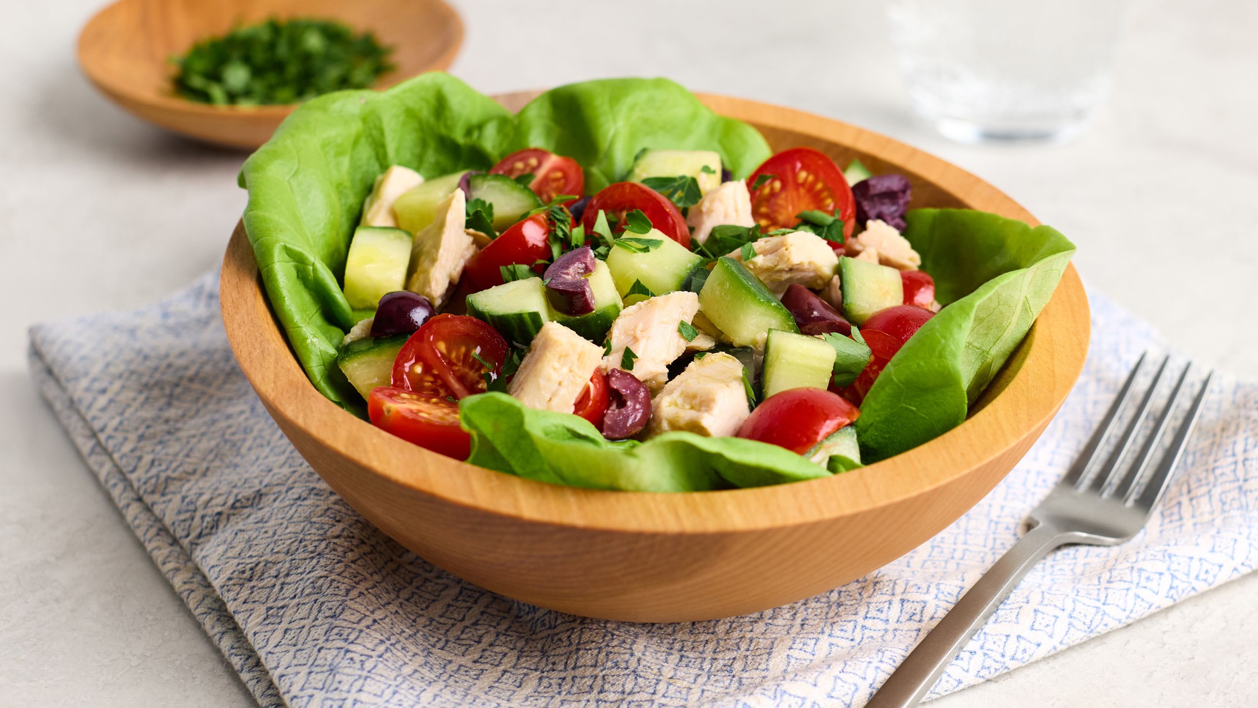 Photo of one serving of Mediterranean Tuna Salad