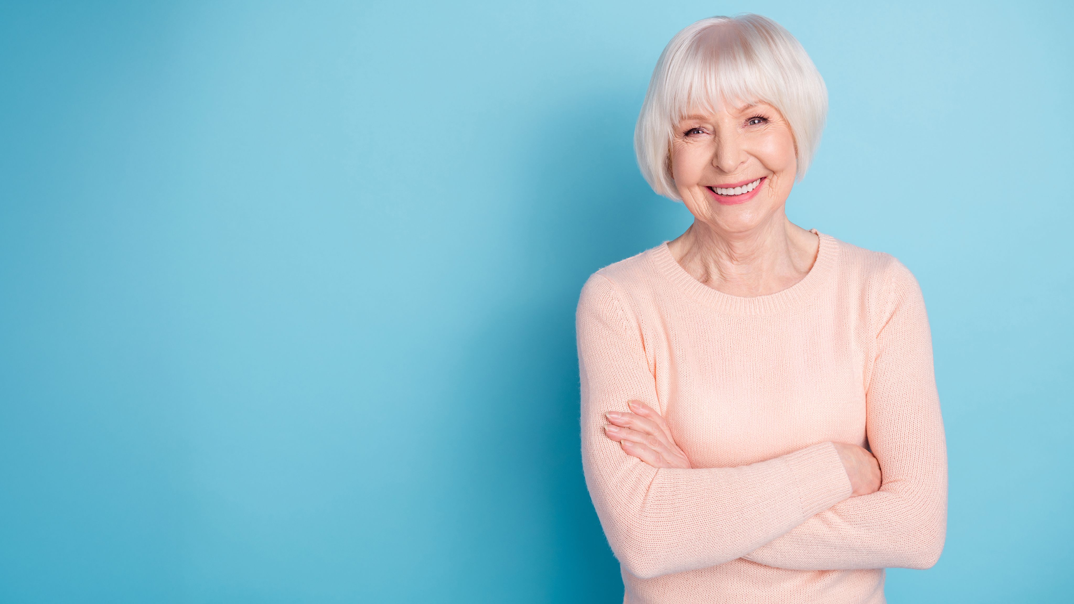 Photo of a smiling woman