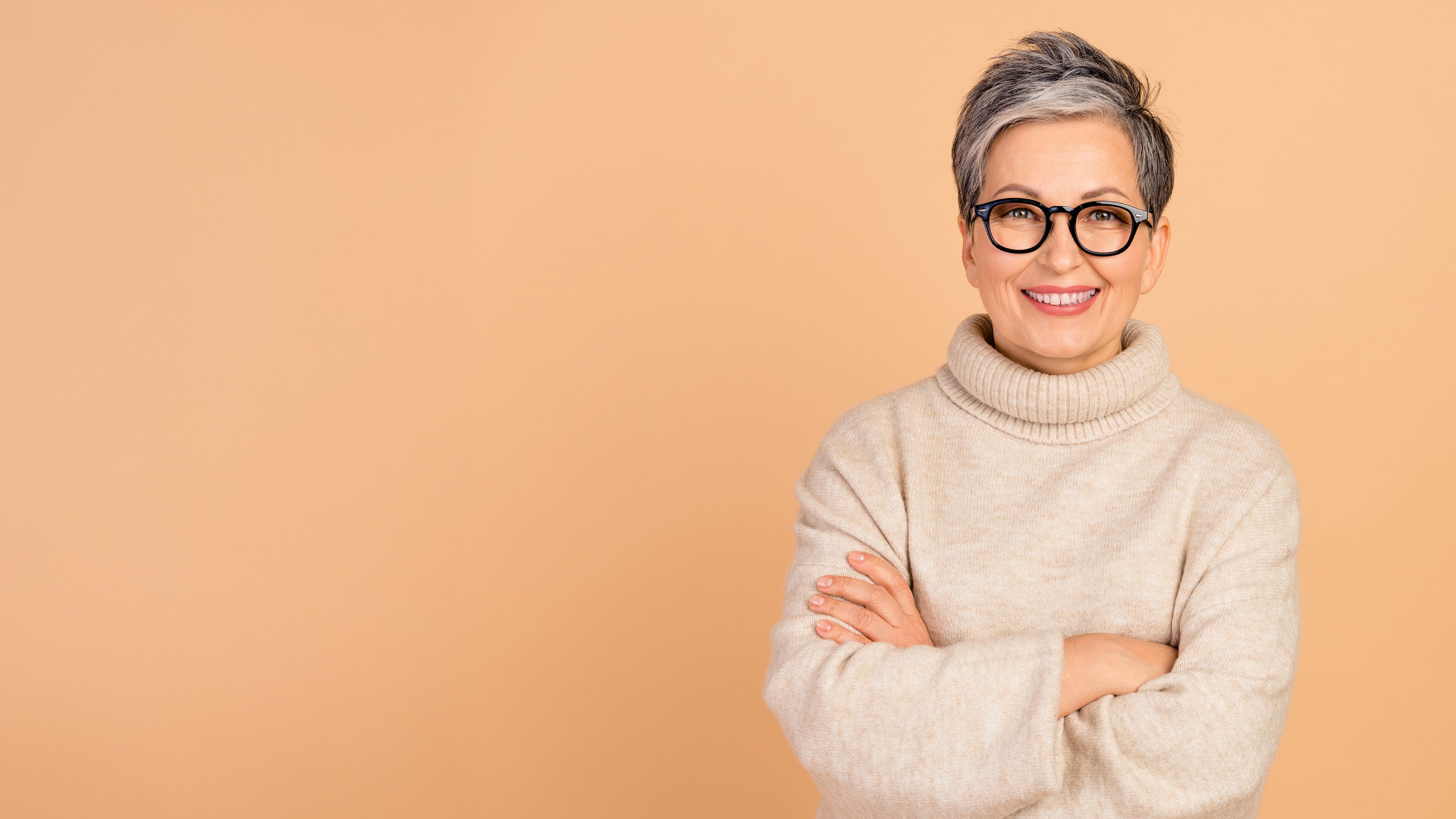 Photo of a smiling woman